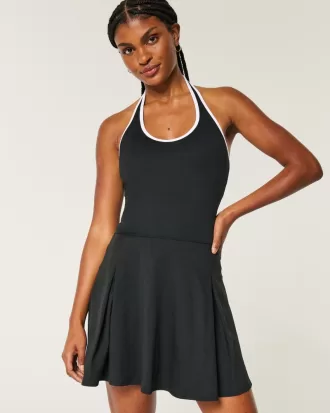 Gilly Hicks Active Pleated Halter Dress,Gilly Hicks Active Pleated Halter Dress