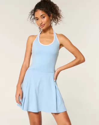 Gilly Hicks Active Pleated Halter Dress,Gilly Hicks Active Pleated Halter Dress