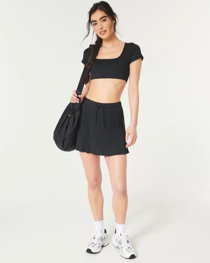 Gilly Hicks Active Plisse Skortie,Gilly Hicks Active Plisse Skortie