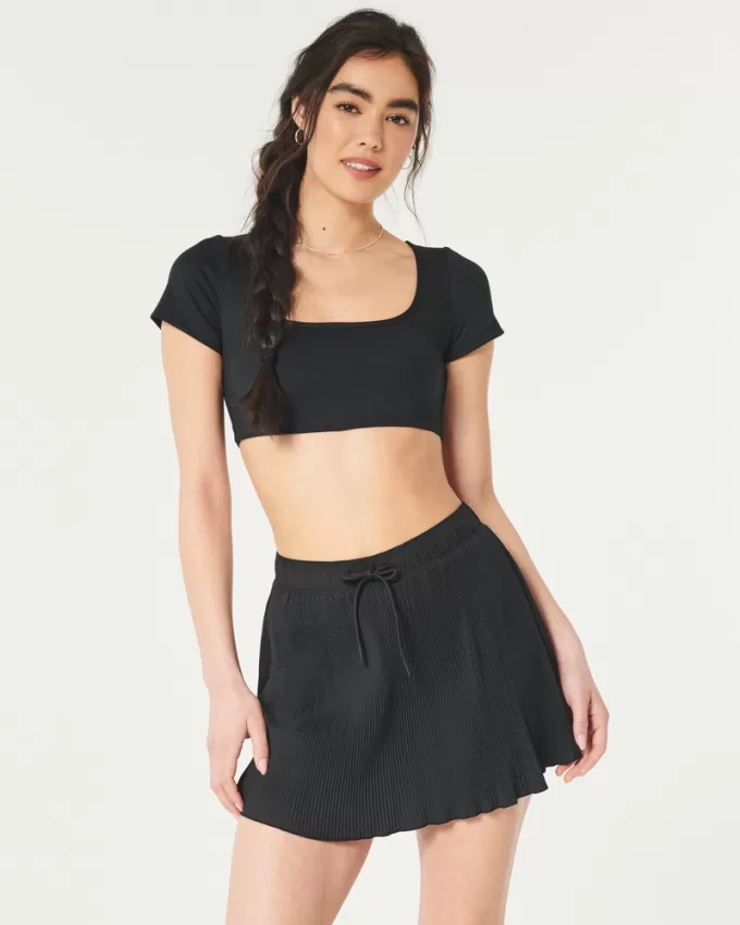 Gilly Hicks Active Plisse Skortie,Gilly Hicks Active Plisse Skortie