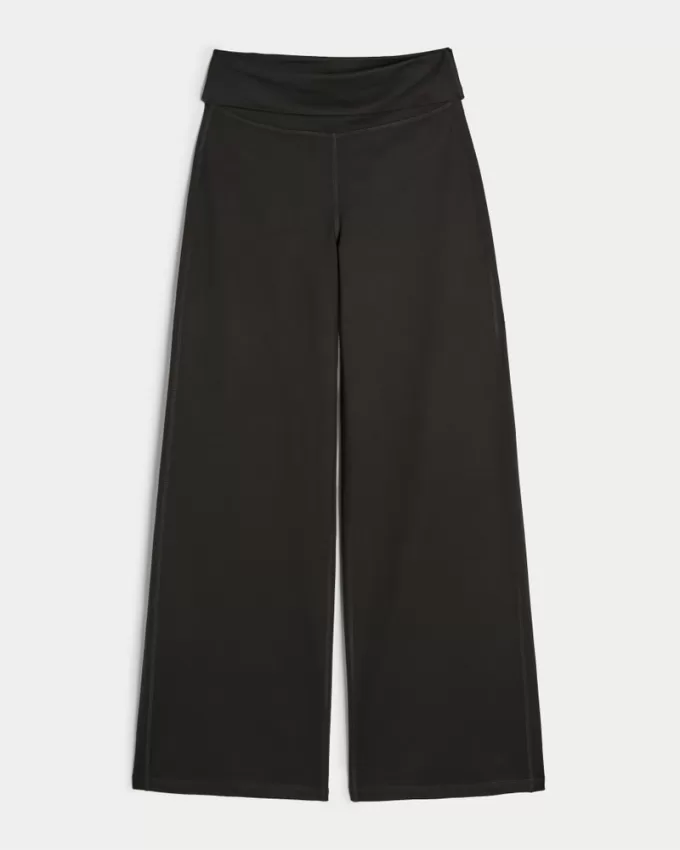 Gilly Hicks Active Recharge Foldover Waist Wide-Leg Pants,Gilly Hicks Active Recharge Foldover Waist Wide-Leg Pants Gilly Hicks Active Recharge Foldover Waist Wide-Leg Pants,Gilly Hicks Active Recharge Foldover Waist Wide-Leg Pants