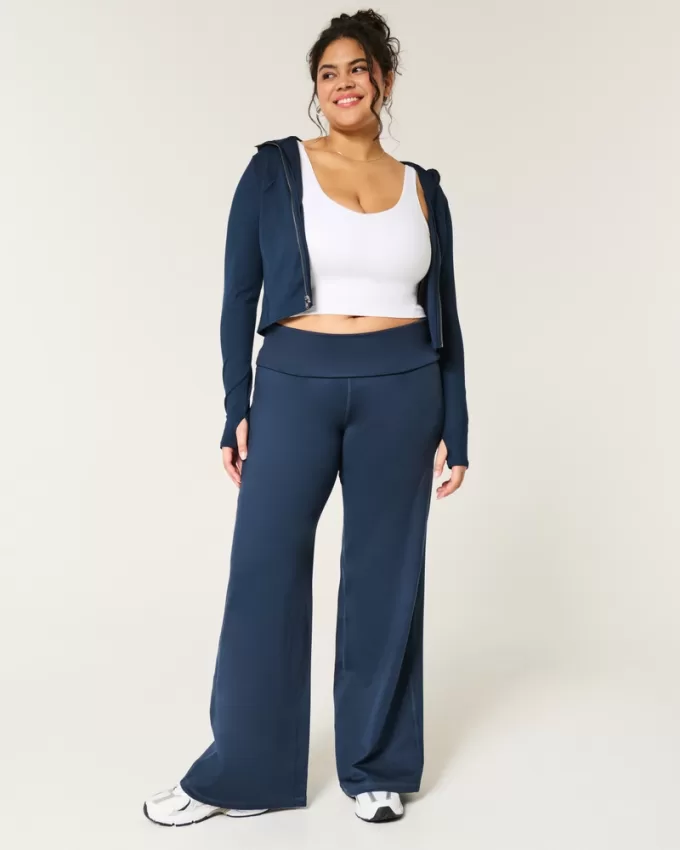 Gilly Hicks Active Recharge Foldover Waist Wide-Leg Pants,Gilly Hicks Active Recharge Foldover Waist Wide-Leg Pants Gilly Hicks Active Recharge Foldover Waist Wide-Leg Pants,Gilly Hicks Active Recharge Foldover Waist Wide-Leg Pants