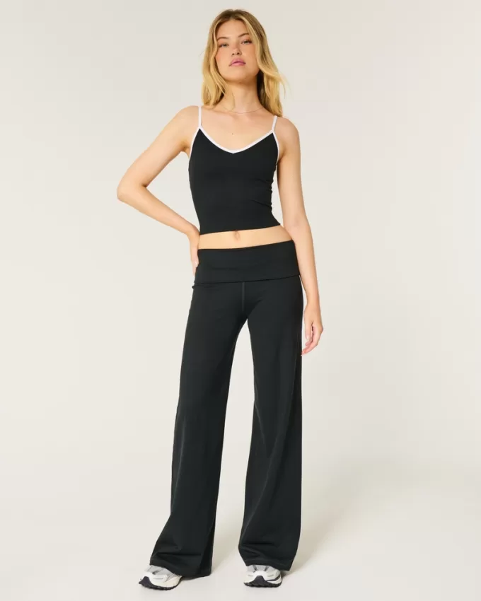 Gilly Hicks Active Recharge Foldover Waist Wide-Leg Pants,Gilly Hicks Active Recharge Foldover Waist Wide-Leg Pants Gilly Hicks Active Recharge Foldover Waist Wide-Leg Pants,Gilly Hicks Active Recharge Foldover Waist Wide-Leg Pants