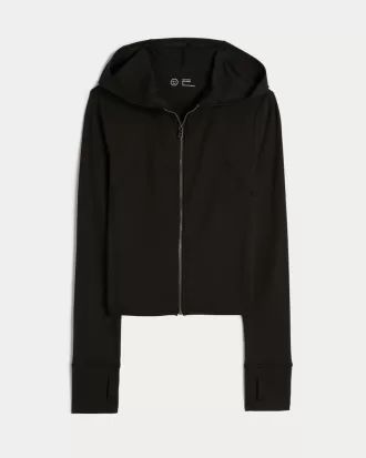 Gilly Hicks Active Recharge Hooded Crop Zip-Up Top,Gilly Hicks Active Recharge Hooded Crop Zip-Up Top Gilly Hicks Active Recharge Hooded Crop Zip-Up Top,Gilly Hicks Active Recharge Hooded Crop Zip-Up Top