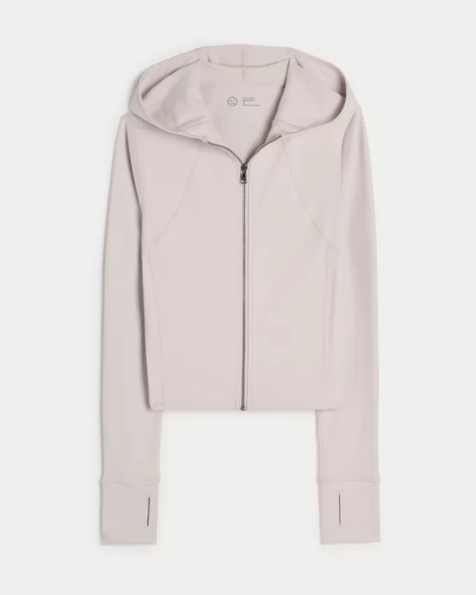 Gilly Hicks Active Recharge Hooded Crop Zip-Up Top,Gilly Hicks Active Recharge Hooded Crop Zip-Up Top Gilly Hicks Active Recharge Hooded Crop Zip-Up Top,Gilly Hicks Active Recharge Hooded Crop Zip-Up Top