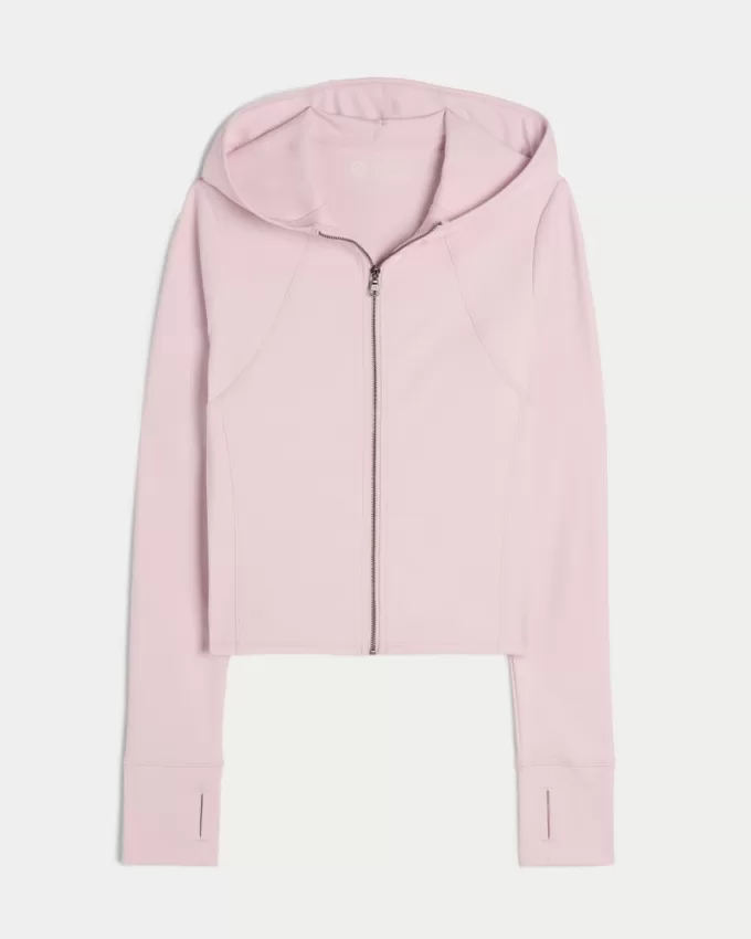 Gilly Hicks Active Recharge Hooded Crop Zip-Up Top,Gilly Hicks Active Recharge Hooded Crop Zip-Up Top Gilly Hicks Active Recharge Hooded Crop Zip-Up Top,Gilly Hicks Active Recharge Hooded Crop Zip-Up Top