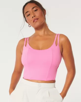 Gilly Hicks Active Recharge Layered Corset Top,Gilly Hicks Active Recharge Layered Corset Top Gilly Hicks Active Recharge Layered Corset Top,Gilly Hicks Active Recharge Layered Corset Top