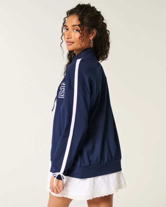 Gilly Hicks Active Recharge New York Graphic Track Jacket,Gilly Hicks Active Recharge New York Graphic Track Jacket
