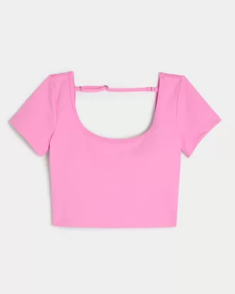Gilly Hicks Active Recharge Open-Back Tee,Gilly Hicks Active Recharge Open-Back Tee Gilly Hicks Active Recharge Open-Back Tee,Gilly Hicks Active Recharge Open-Back Tee