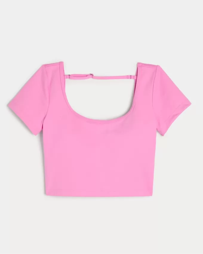Gilly Hicks Active Recharge Open-Back Tee,Gilly Hicks Active Recharge Open-Back Tee Gilly Hicks Active Recharge Open-Back Tee,Gilly Hicks Active Recharge Open-Back Tee