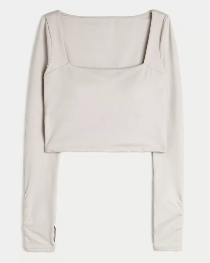 Gilly Hicks Active Recharge Square-Neck Top,Gilly Hicks Active Recharge Square-Neck Top Gilly Hicks Active Recharge Square-Neck Top,Gilly Hicks Active Recharge Square-Neck Top