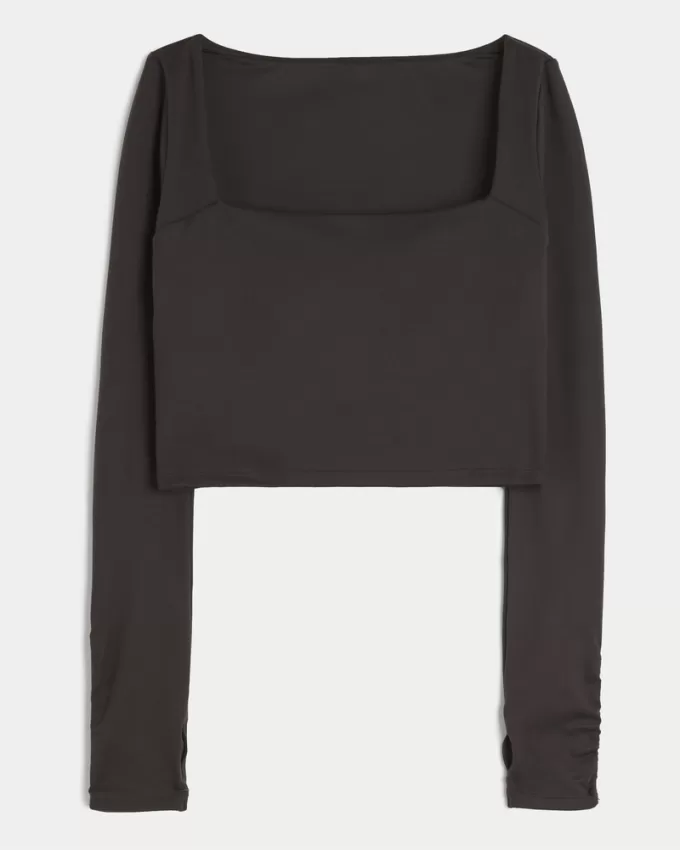 Gilly Hicks Active Recharge Square-Neck Top,Gilly Hicks Active Recharge Square-Neck Top Gilly Hicks Active Recharge Square-Neck Top,Gilly Hicks Active Recharge Square-Neck Top