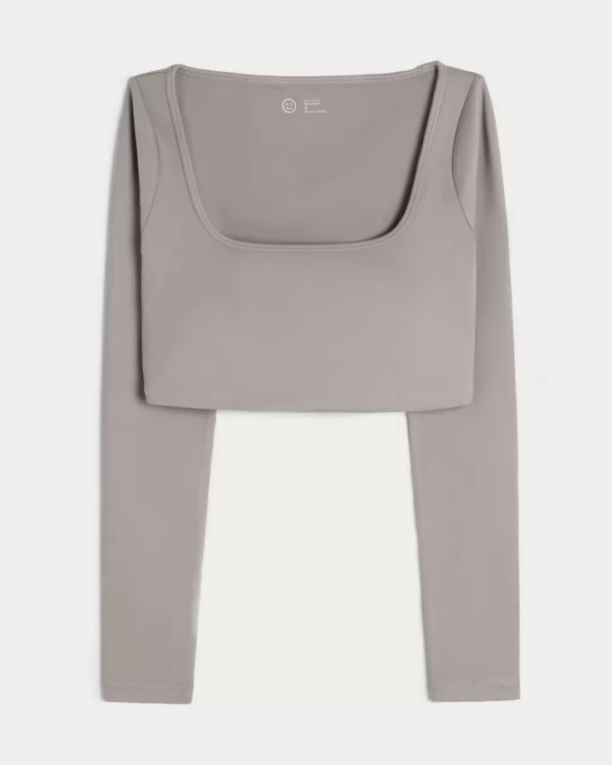 Gilly Hicks Active Recharge Ultra-Crop Long-Sleeve Top,Gilly Hicks Active Recharge Ultra-Crop Long-Sleeve Top Gilly Hicks Active Recharge Ultra-Crop Long-Sleeve Top,Gilly Hicks Active Recharge Ultra-Crop Long-Sleeve Top