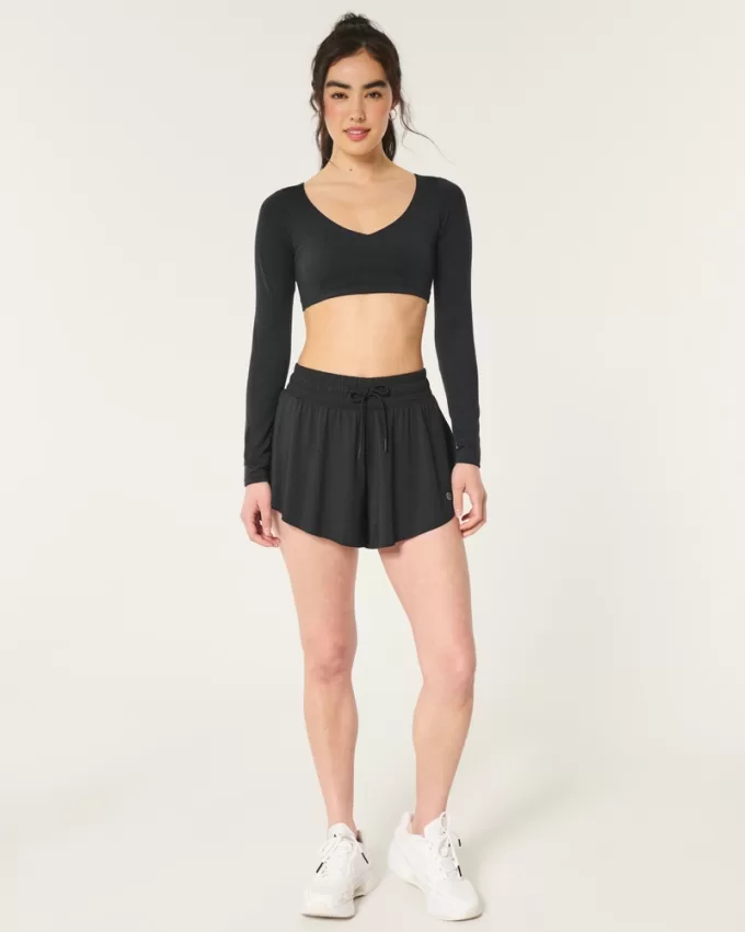 Gilly Hicks Active Recharge Ultra-Crop Plunge Top,Gilly Hicks Active Recharge Ultra-Crop Plunge Top Gilly Hicks Active Recharge Ultra-Crop Plunge Top,Gilly Hicks Active Recharge Ultra-Crop Plunge Top