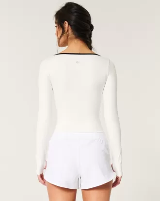 Gilly Hicks Active Recharge Under-Bust Long-Sleeve Top,Gilly Hicks Active Recharge Under-Bust Long-Sleeve Top Gilly Hicks Active Recharge Under-Bust Long-Sleeve Top,Gilly Hicks Active Recharge Under-Bust Long-Sleeve Top