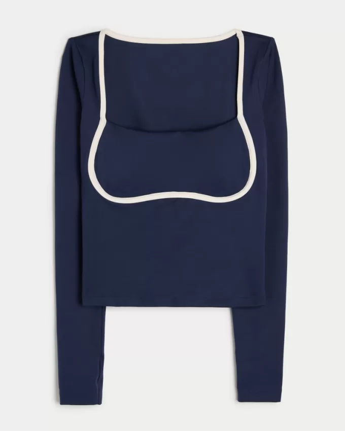 Gilly Hicks Active Recharge Under-Bust Long-Sleeve Top,Gilly Hicks Active Recharge Under-Bust Long-Sleeve Top Gilly Hicks Active Recharge Under-Bust Long-Sleeve Top,Gilly Hicks Active Recharge Under-Bust Long-Sleeve Top