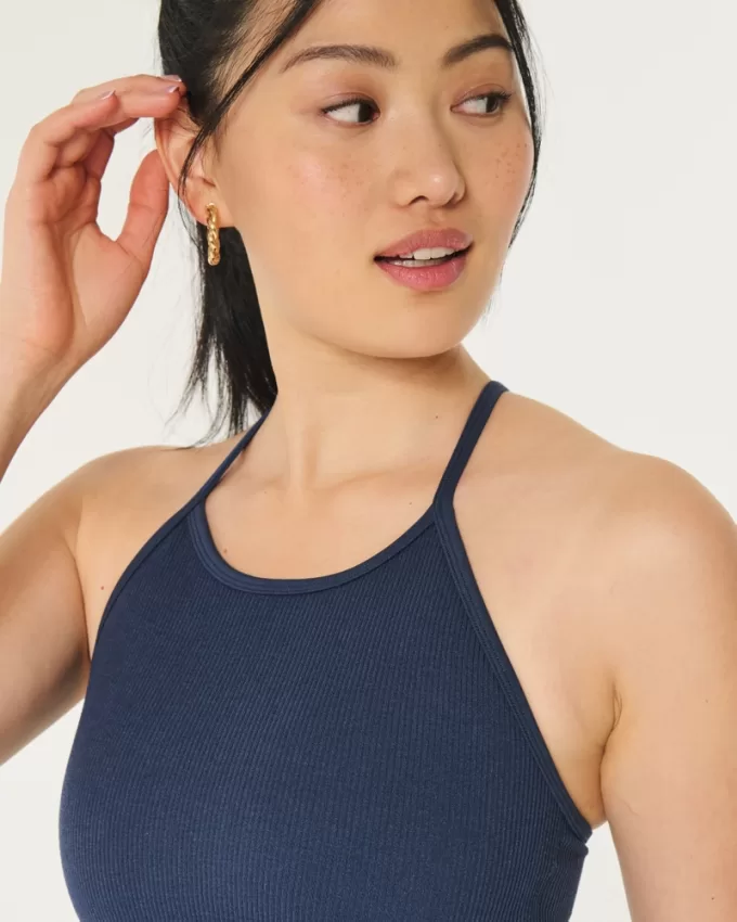 Gilly Hicks Active Ribbed Seamless Fabric High-Neck Tank,Gilly Hicks Active Ribbed Seamless Fabric High-Neck Tank Gilly Hicks Active Ribbed Seamless Fabric High-Neck Tank,Gilly Hicks Active Ribbed Seamless Fabric High-Neck Tank