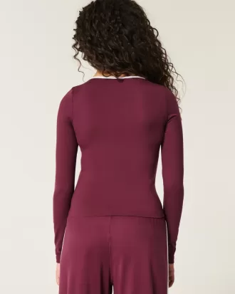 Gilly Hicks Active Tipped Wrap Top,Gilly Hicks Active Tipped Wrap Top Gilly Hicks Active Tipped Wrap Top,Gilly Hicks Active Tipped Wrap Top