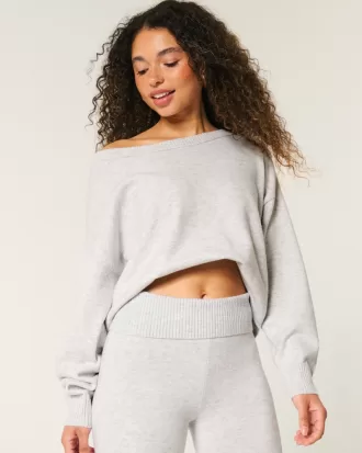 Gilly Hicks Cozy Off-the-Shoulder Sweater,Gilly Hicks Cozy Off-the-Shoulder Sweater Gilly Hicks Cozy Off-the-Shoulder Sweater,Gilly Hicks Cozy Off-the-Shoulder Sweater