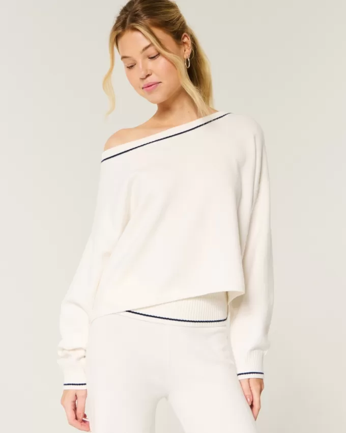 Gilly Hicks Cozy Off-the-Shoulder Sweater,Gilly Hicks Cozy Off-the-Shoulder Sweater Gilly Hicks Cozy Off-the-Shoulder Sweater,Gilly Hicks Cozy Off-the-Shoulder Sweater