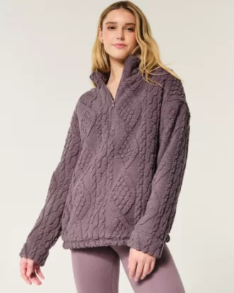 Gilly Hicks Cozy Quarter-Zip Sweatshirt,Gilly Hicks Cozy Quarter-Zip Sweatshirt Gilly Hicks Cozy Quarter-Zip Sweatshirt,Gilly Hicks Cozy Quarter-Zip Sweatshirt