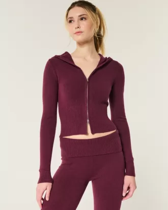 Gilly Hicks Cozy Sweater-Knit Zip-Up Hoodie,Gilly Hicks Cozy Sweater-Knit Zip-Up Hoodie Gilly Hicks Cozy Sweater-Knit Zip-Up Hoodie,Gilly Hicks Cozy Sweater-Knit Zip-Up Hoodie