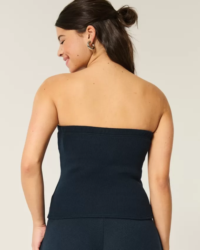 Gilly Hicks Cozy Waffle Bandeau Top,Gilly Hicks Cozy Waffle Bandeau Top Gilly Hicks Cozy Waffle Bandeau Top,Gilly Hicks Cozy Waffle Bandeau Top