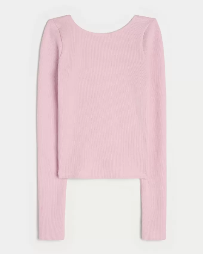 Gilly Hicks Cozy Waffle Boat-Neck Top,Gilly Hicks Cozy Waffle Boat-Neck Top Gilly Hicks Cozy Waffle Boat-Neck Top,Gilly Hicks Cozy Waffle Boat-Neck Top