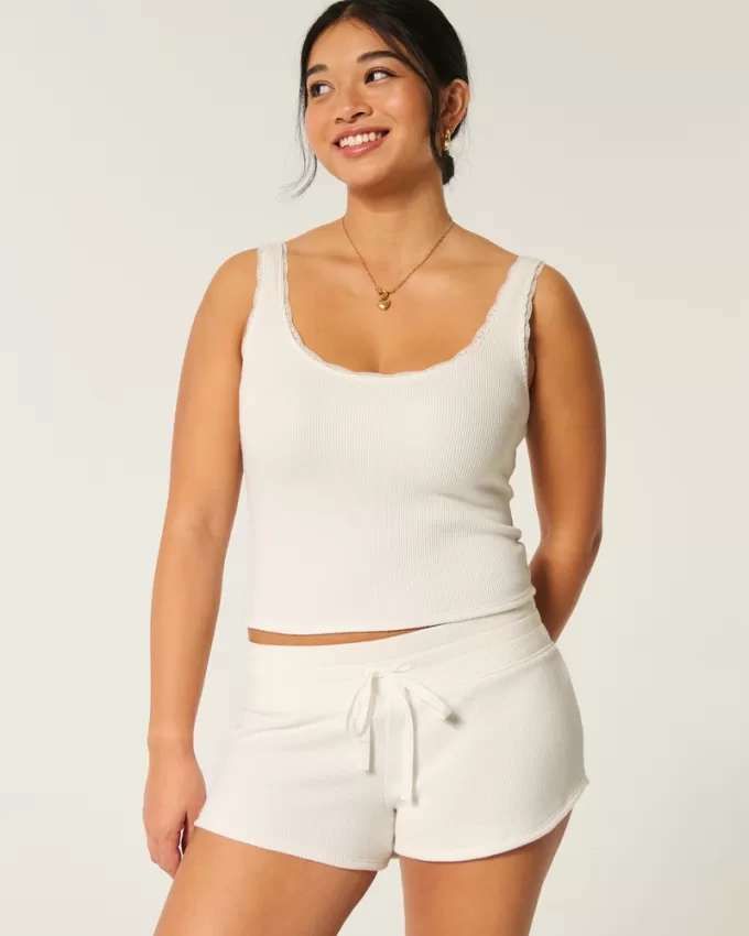 Gilly Hicks Cozy Waffle Shorts,Gilly Hicks Cozy Waffle Shorts