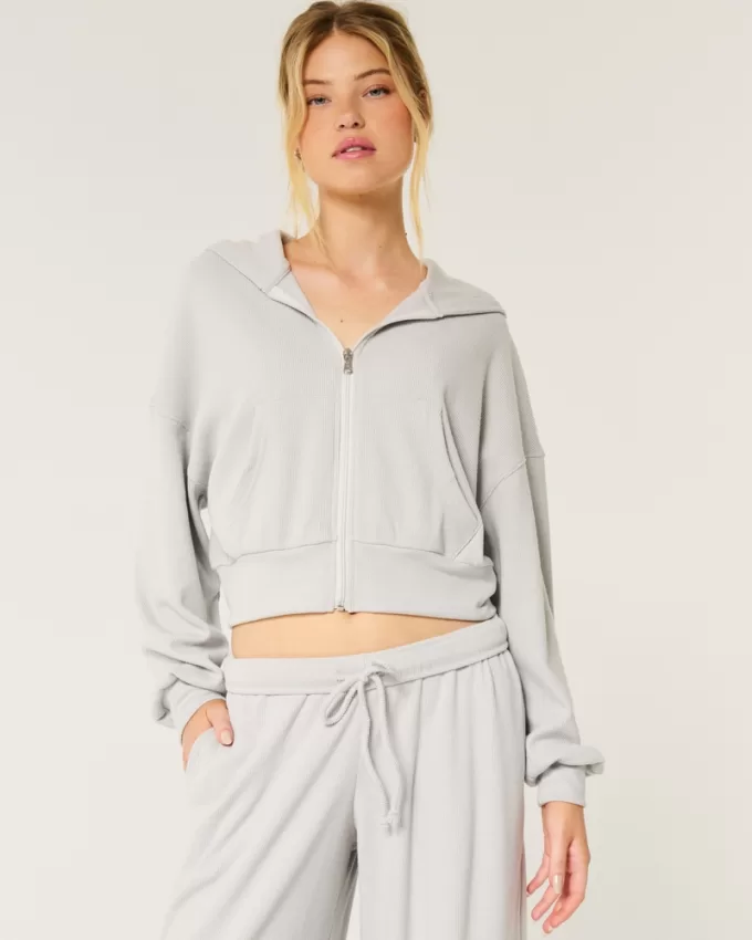 Gilly Hicks Cozy Waffle Zip-Up Hoodie,Gilly Hicks Cozy Waffle Zip-Up Hoodie Gilly Hicks Cozy Waffle Zip-Up Hoodie,Gilly Hicks Cozy Waffle Zip-Up Hoodie