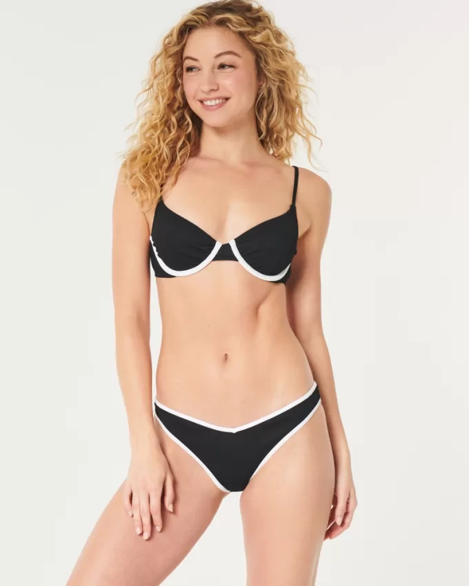 Gilly Hicks High-Leg Cheeky Bikini Bottom,Gilly Hicks High-Leg Cheeky Bikini Bottom