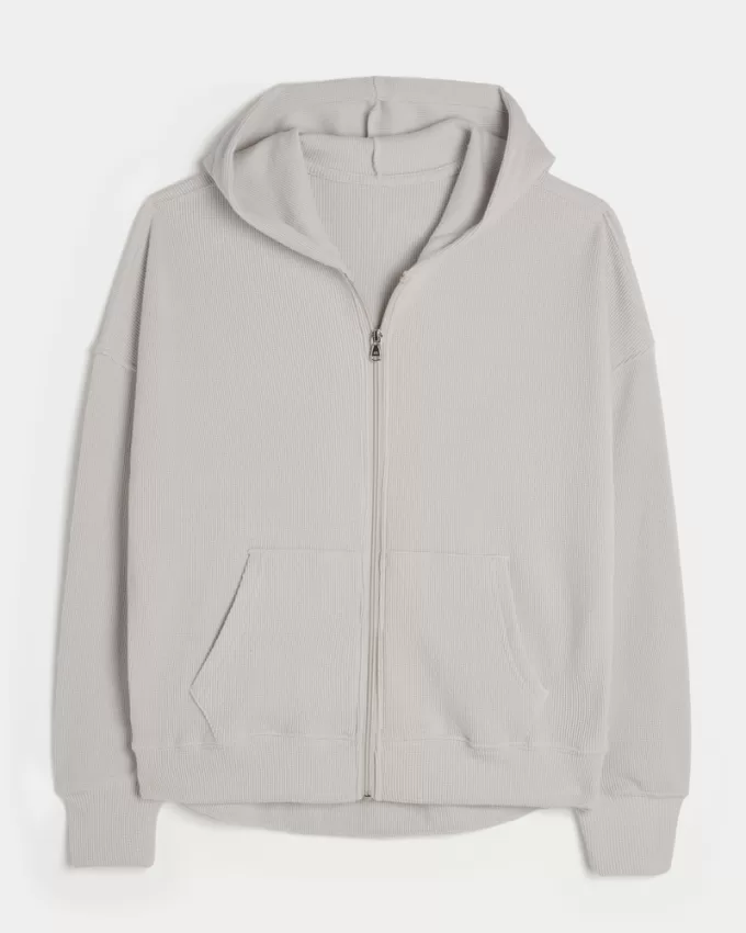 Gilly Hicks Oversized Waffle Zip-Up Hoodie,Gilly Hicks Oversized Waffle Zip-Up Hoodie Gilly Hicks Oversized Waffle Zip-Up Hoodie,Gilly Hicks Oversized Waffle Zip-Up Hoodie