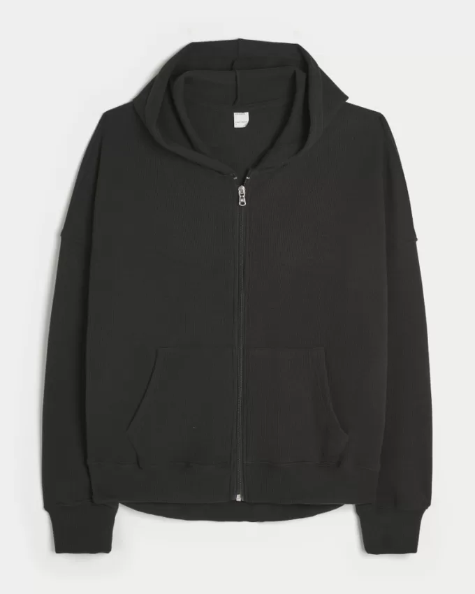 Gilly Hicks Oversized Waffle Zip-Up Hoodie,Gilly Hicks Oversized Waffle Zip-Up Hoodie Gilly Hicks Oversized Waffle Zip-Up Hoodie,Gilly Hicks Oversized Waffle Zip-Up Hoodie