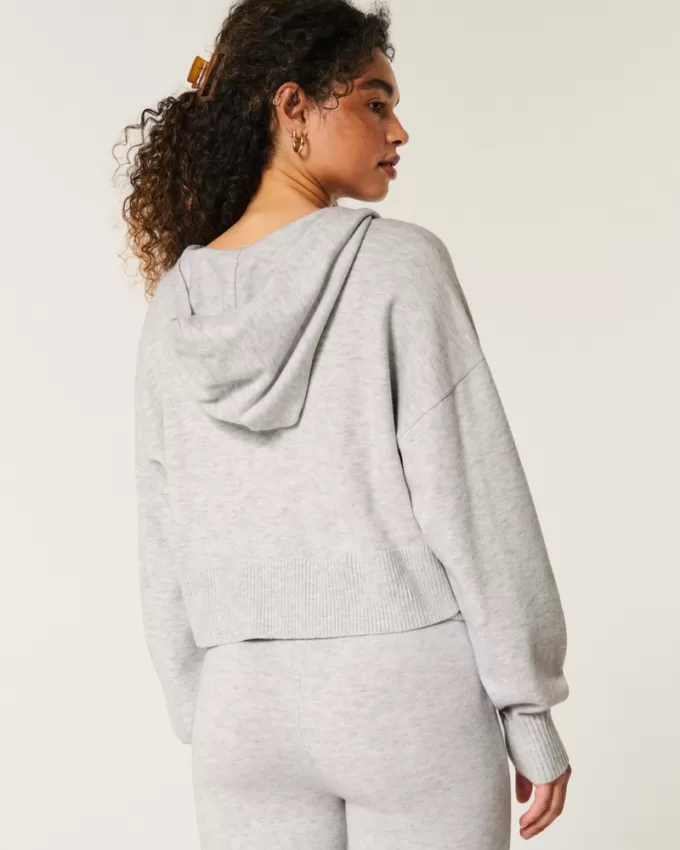Gilly Hicks Relaxed Sweater-Knit Zip-Up Hoodie,Gilly Hicks Relaxed Sweater-Knit Zip-Up Hoodie Gilly Hicks Relaxed Sweater-Knit Zip-Up Hoodie,Gilly Hicks Relaxed Sweater-Knit Zip-Up Hoodie