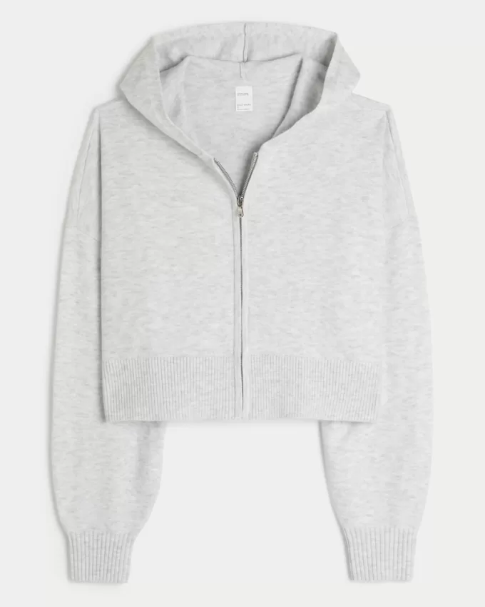 Gilly Hicks Relaxed Sweater-Knit Zip-Up Hoodie,Gilly Hicks Relaxed Sweater-Knit Zip-Up Hoodie Gilly Hicks Relaxed Sweater-Knit Zip-Up Hoodie,Gilly Hicks Relaxed Sweater-Knit Zip-Up Hoodie