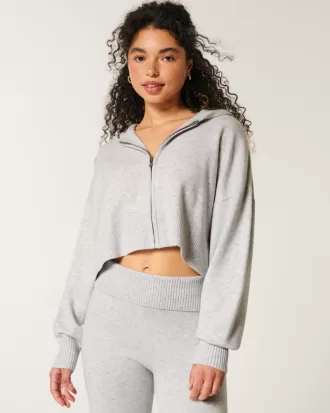 Gilly Hicks Relaxed Sweater-Knit Zip-Up Hoodie,Gilly Hicks Relaxed Sweater-Knit Zip-Up Hoodie Gilly Hicks Relaxed Sweater-Knit Zip-Up Hoodie,Gilly Hicks Relaxed Sweater-Knit Zip-Up Hoodie