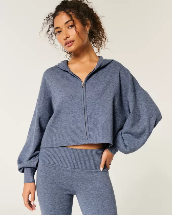 Gilly Hicks Relaxed Sweater-Knit Zip-Up Hoodie,Gilly Hicks Relaxed Sweater-Knit Zip-Up Hoodie Gilly Hicks Relaxed Sweater-Knit Zip-Up Hoodie,Gilly Hicks Relaxed Sweater-Knit Zip-Up Hoodie
