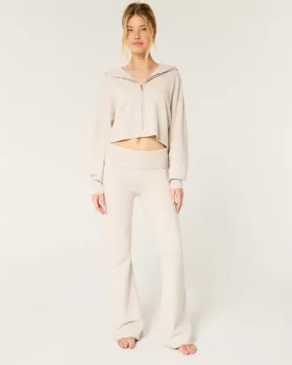 Gilly Hicks Sweater-Knit Foldover Waist Flare Pants,Gilly Hicks Sweater-Knit Foldover Waist Flare Pants Gilly Hicks Sweater-Knit Foldover Waist Flare Pants,Gilly Hicks Sweater-Knit Foldover Waist Flare Pants