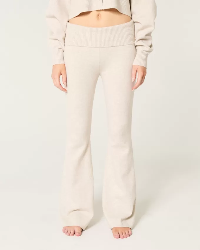 Gilly Hicks Sweater-Knit Foldover Waist Flare Pants,Gilly Hicks Sweater-Knit Foldover Waist Flare Pants Gilly Hicks Sweater-Knit Foldover Waist Flare Pants,Gilly Hicks Sweater-Knit Foldover Waist Flare Pants