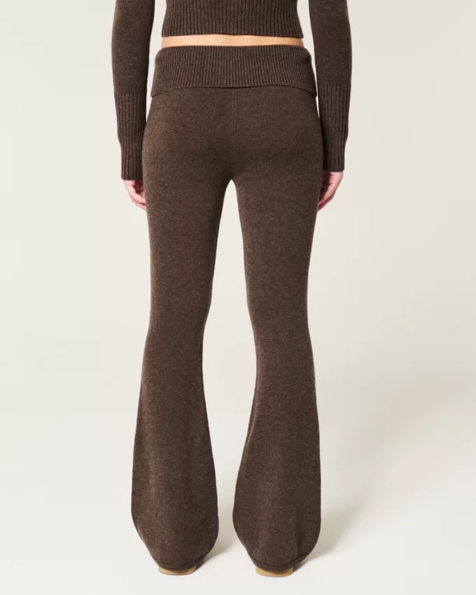 Gilly Hicks Sweater-Knit Foldover Waist Flare Pants,Gilly Hicks Sweater-Knit Foldover Waist Flare Pants Gilly Hicks Sweater-Knit Foldover Waist Flare Pants,Gilly Hicks Sweater-Knit Foldover Waist Flare Pants