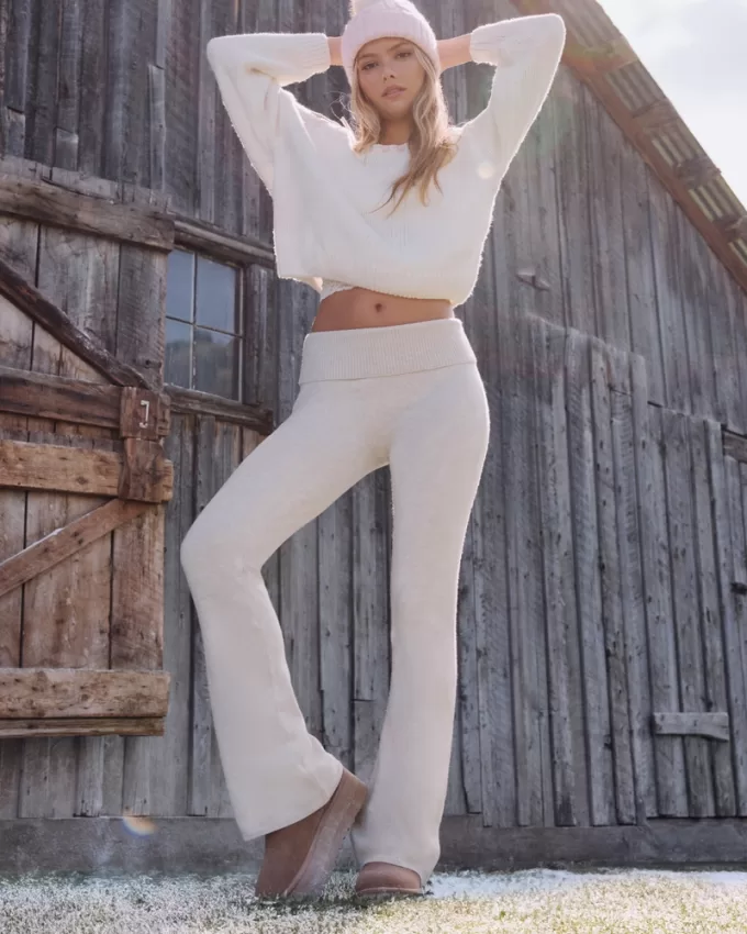 Gilly Hicks Sweater-Knit Foldover Waist Flare Pants,Gilly Hicks Sweater-Knit Foldover Waist Flare Pants Gilly Hicks Sweater-Knit Foldover Waist Flare Pants,Gilly Hicks Sweater-Knit Foldover Waist Flare Pants