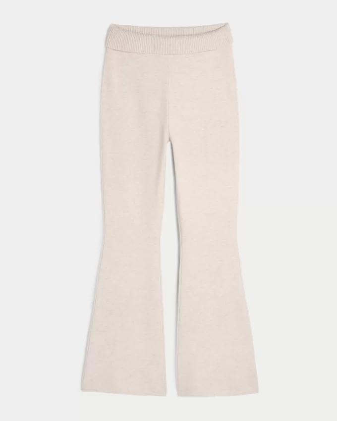 Gilly Hicks Sweater-Knit Foldover Waist Flare Pants,Gilly Hicks Sweater-Knit Foldover Waist Flare Pants Gilly Hicks Sweater-Knit Foldover Waist Flare Pants,Gilly Hicks Sweater-Knit Foldover Waist Flare Pants