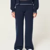 Gilly Hicks Sweater-Knit Foldover Waist Straight Pants,Gilly Hicks Sweater-Knit Foldover Waist Straight Pants