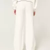 Gilly Hicks Sweater-Knit Foldover Waist Straight Pants,Gilly Hicks Sweater-Knit Foldover Waist Straight Pants