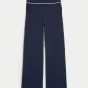 Gilly Hicks Sweater-Knit Foldover Waist Straight Pants,Gilly Hicks Sweater-Knit Foldover Waist Straight Pants