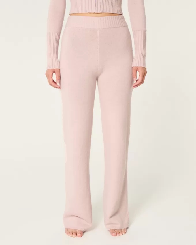 Gilly Hicks Sweater-Knit Straight Pants,Gilly Hicks Sweater-Knit Straight Pants Gilly Hicks Sweater-Knit Straight Pants,Gilly Hicks Sweater-Knit Straight Pants