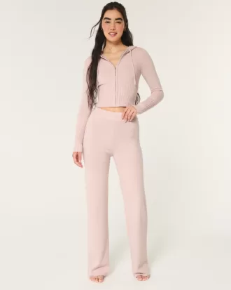 Gilly Hicks Sweater-Knit Straight Pants,Gilly Hicks Sweater-Knit Straight Pants Gilly Hicks Sweater-Knit Straight Pants,Gilly Hicks Sweater-Knit Straight Pants