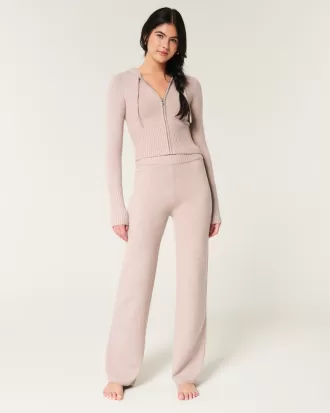 Gilly Hicks Sweater-Knit Straight Pants,Gilly Hicks Sweater-Knit Straight Pants Gilly Hicks Sweater-Knit Straight Pants,Gilly Hicks Sweater-Knit Straight Pants