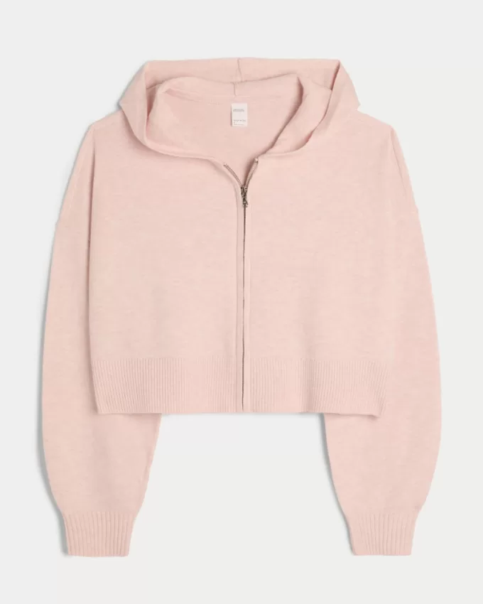Gilly Hicks Sweater-Knit Zip-Up Hoodie,Gilly Hicks Sweater-Knit Zip-Up Hoodie Gilly Hicks Sweater-Knit Zip-Up Hoodie,Gilly Hicks Sweater-Knit Zip-Up Hoodie