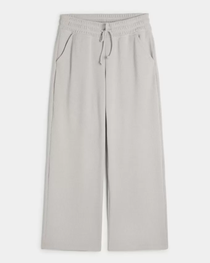 Gilly Hicks Waffle Wide-Leg Pants,Gilly Hicks Waffle Wide-Leg Pants Gilly Hicks Waffle Wide-Leg Pants,Gilly Hicks Waffle Wide-Leg Pants